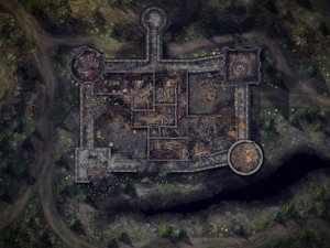 Ruined Castle [60x45] [Gridless]