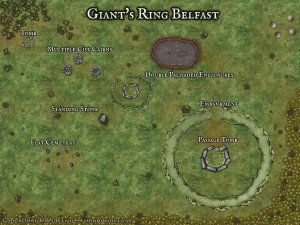 [OC] Giant's Ring Henge Site Map Reconstruction