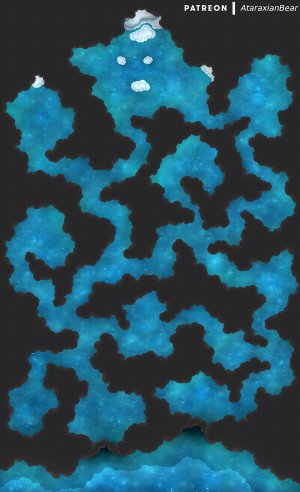 A melting ice dungeon [50x82]