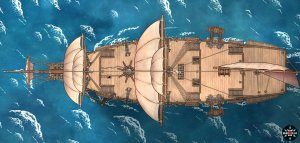 Galleon 'Ship of the Line' [42 x 20] 6 Decks