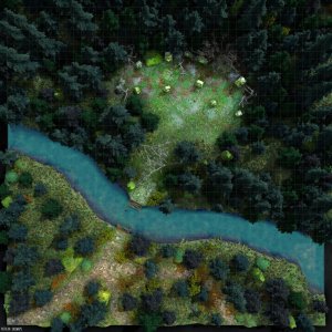 Whatever you do, don't awaken those resting here... THE FORGOTTEN MEMORIAL (45x45, free day & night maps & hundreds more free!)