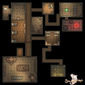 [30x30] Multifloor Mansion Basement Acid Ritual