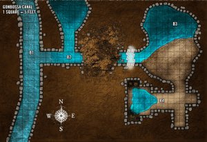 My first attempt at recreating a map in DungeonDraft