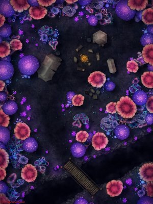 Forest Camp 8 Variants [30x40] [Battle Map] [No AI] [OC] [Art]