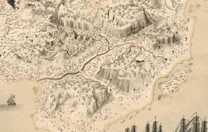 My map for my home game. The Island and city of Saturnalia!