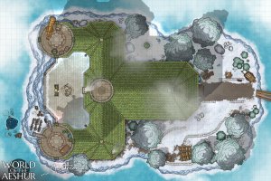 Library of a strange mapmaker - [48x32]