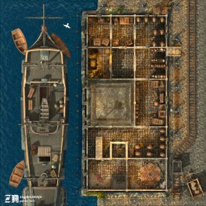 Port crane - 8 levels [26x26] [link to day/night 150DPI maps in the comment]