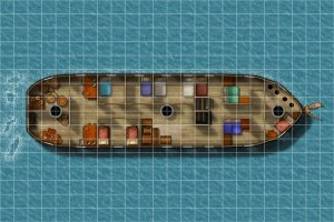Passenger Sailing Ship [24 x 8] – Free Battlemap