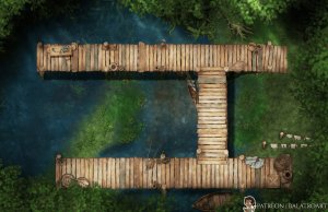 Collapsing Dock! You know if everything was up to code we would NEED a Phased battlemap.