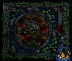 "Arboretum"(32x27) botanic gardens, eclectic wizard, fancy mansion- you can find this towering arboretum anywhere you desire!