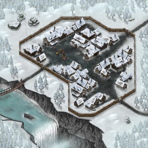 Riverside Town - Day and Night versions