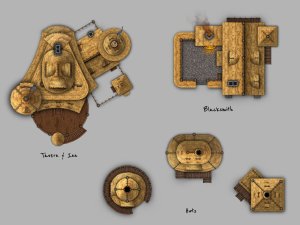 13 Village Buildings