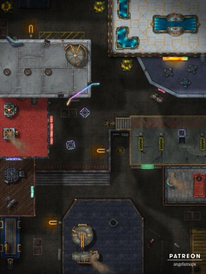 Busy Square [battlemap] from Angela Maps - 3 versions! [art]