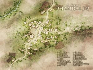 Map of the Town of Phandalin