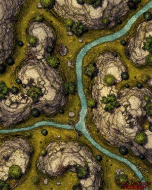 Highland Creek 40x50 battle map