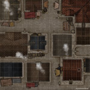 FREE City Streets Map 20x20 200DPI