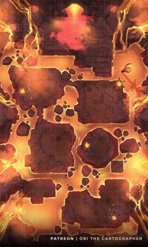 Molten Gold Dungeon [24x40][NoAI] | Ori the Carto
