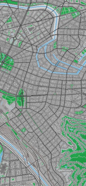 I created a Map of a fictional city called Palvaar.