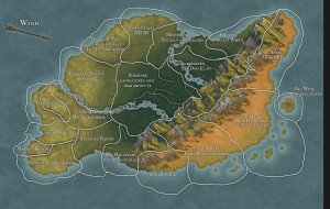 Just a continent map