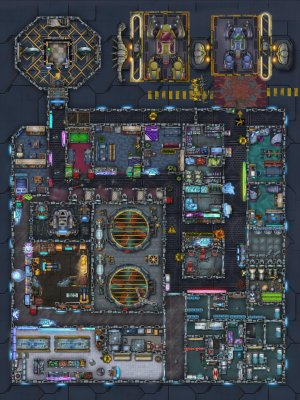 Sci-fi complex first floor