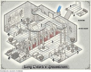 King Davek's Mausoleum - Dungeon map 769/909