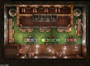 Welcome to the Chocolate Cakery - a place of pure chocolate and joy! Just don't go poking around the Factory Floor... got it? {The Chocolate Cakery (30x22) - Free day & night maps plus hundreds more!}