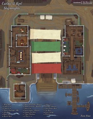 Cutlass & Keel Shipwrights - 3 Level - Building Map - RC