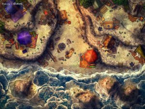 Coastal Campsite [28x21]