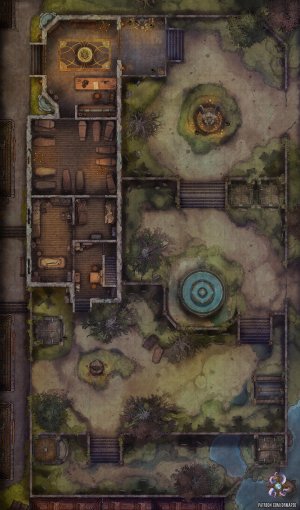 Coffin Workshop Battle Map 20x34