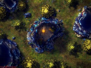 Obsidian Cave Camp [22x17] [Battle Map] [No AI] [OC] [Art]