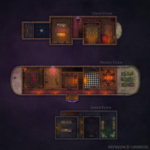 Fistandia's Mansion - Candlekeep Mysteries (27x27, 75ppi)