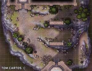Clifftop Academy Graveyard [22x17]