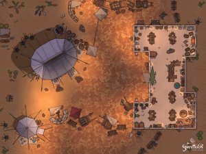 Runescape's Bandit Camp [40x30]