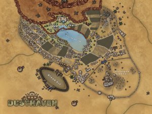Dusthaven City Map