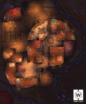 Hacienda in the Fields – With Day & Night Seasonal Variations!