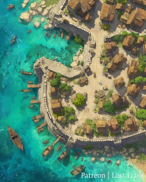 Coastal City Battlemaps