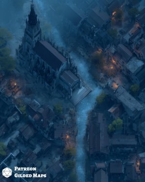 Gothic City Battlemaps