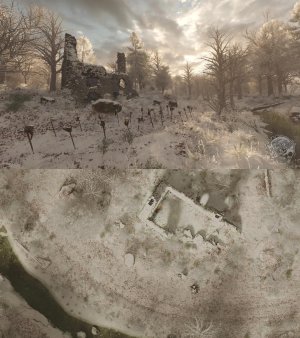 Gobboshead Row [64x64] Map & Scene – Winter Variant
