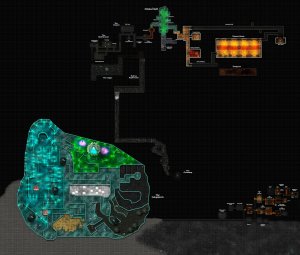 How can I flatten parts of this map without losing the desired lighting layers?