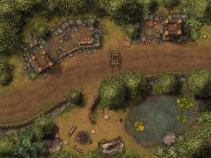 Cliffside ritual site & Bandit Ambush Battlemaps