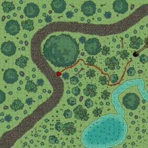 Progression of map quality over the course of my 3 year campaign. (2 years using dungeondraft)