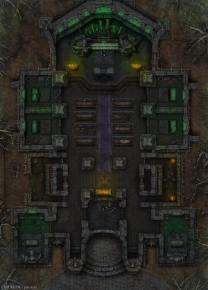 Sacre Mal - Undead Cathedral Revisted [33x46]