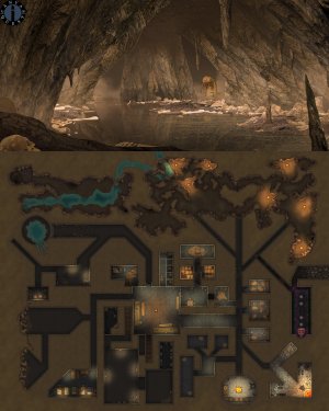 Against the Giants: Hill Giant Dungeon (75x95)