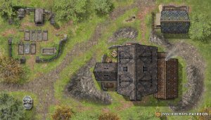The most dangerous encounters start with a warm bed and a locked cellar door... Welcome to Restless Hill Inn [35x20] [OC]