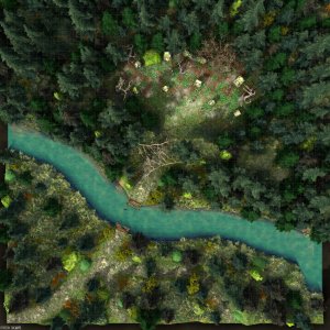 Whatever you do, don't awaken those resting here... THE FORGOTTEN MEMORIAL (45x45, free day & night maps & hundreds more free!)