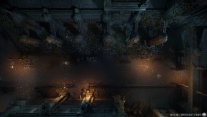 Streets of Widowhall | [Animated Battlemap] [32x18] [120px per Square] [Gridless] [3D Rendered] [OC] | Beneos Battlemaps