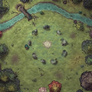 Night Market at the Stone Circle [100px DungeonDraftx2MinuteTabletop]