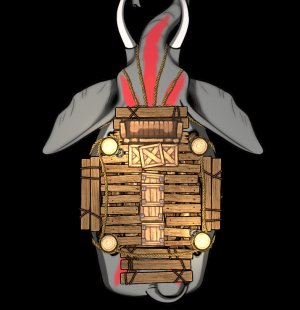 Traveling merchants elephant PNG. Going to start making more creatures like this using DD