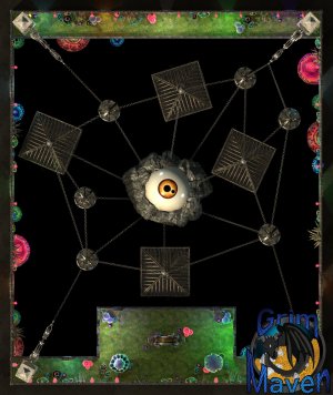 "Interdimensional Prison" (27x32) Are you trapped inside? Or breaking someone out? Either way... this won't be easy!
