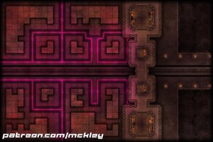 16 Cyberpunk Battlemaps